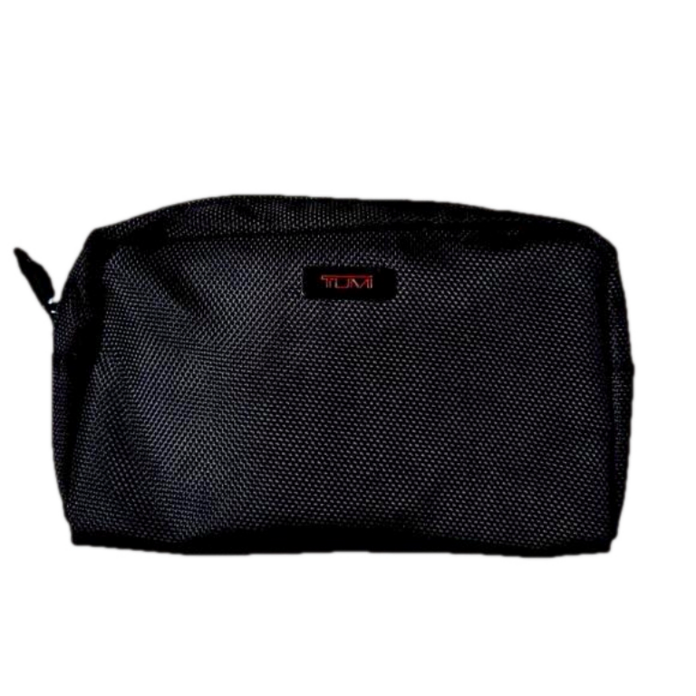 TUMI Black Travel Bag Toiletries Cosmetics